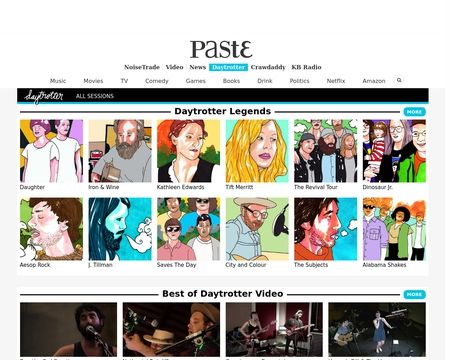 website thubmnail of Daytrotter