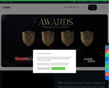 website thubmnail of Dbinvesting
