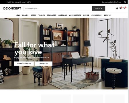 website thubmnail of Dcconcept.co.uk