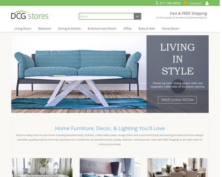 website thubmnail of Dcgstores