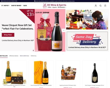 website thubmnail of Dcwineandspirits