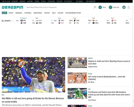 website thubmnail of DeadSpin