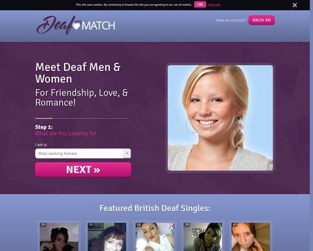 website thubmnail of Deafmatch.co.uk