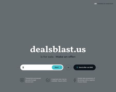 website thubmnail of Deals Blast