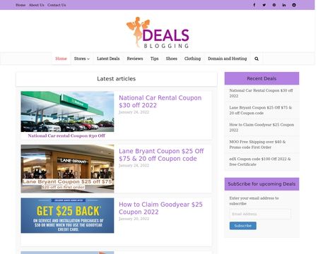 website thubmnail of Dealsblogging