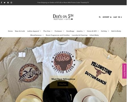 website thubmnail of Debs Boutique  LLC