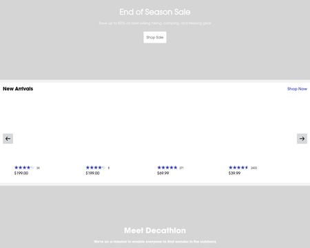 website thubmnail of Decathlon