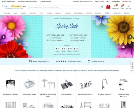 website thubmnail of DecorPlanet