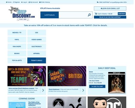 website thubmnail of DeepDiscount