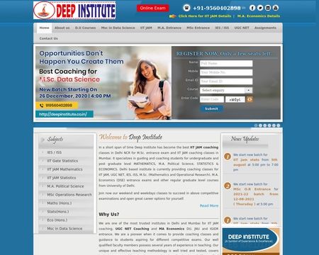 website thubmnail of Deep Institute