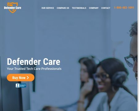 website thubmnail of Defendercare
