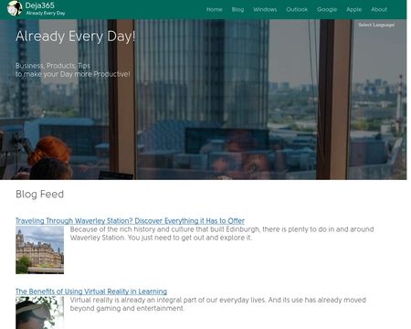 website thubmnail of Deja365
