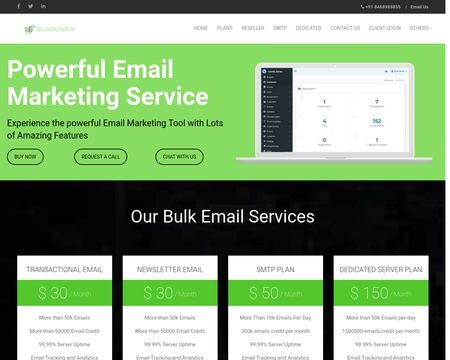 website thubmnail of Deliver2inbox