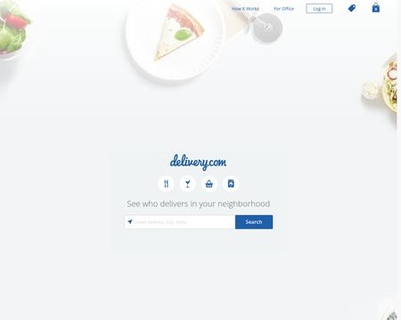 website thubmnail of Delivery.com