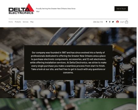website thubmnail of Delta Electronics