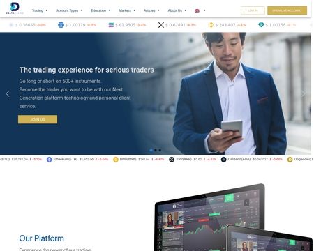 website thubmnail of Delta Trend