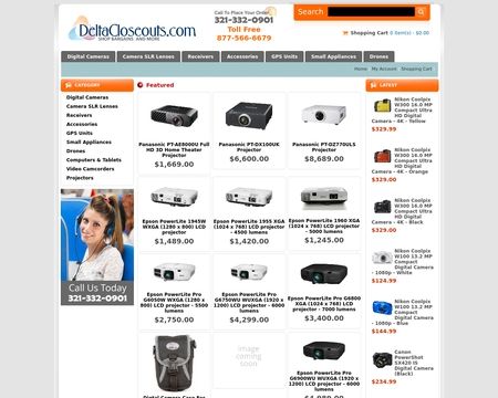 website thubmnail of DeltaCloseouts