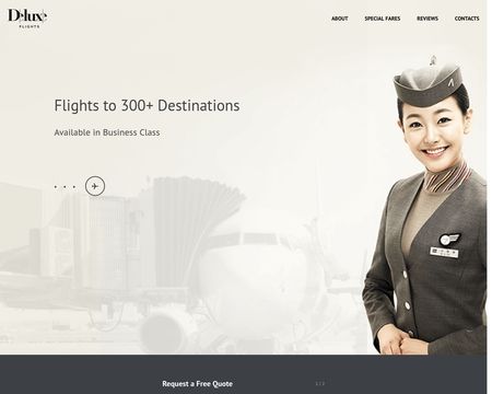 website thubmnail of Deluxeflights