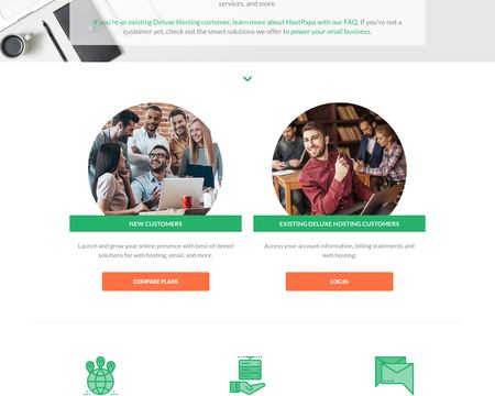 website thubmnail of Deluxe | Hosting