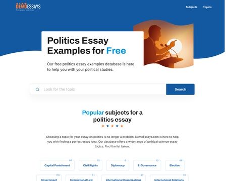 website thubmnail of Demo Essays