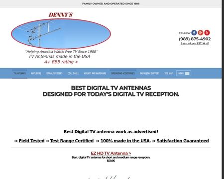 website thubmnail of Denny's