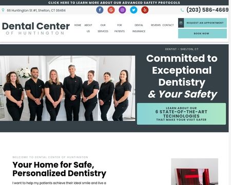 website thubmnail of Dentalcenterofhuntington