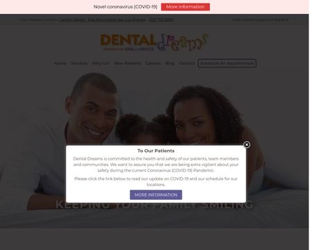 website thubmnail of Dental Dreams