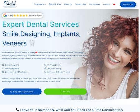 website thubmnail of Dentalestetik.co.uk