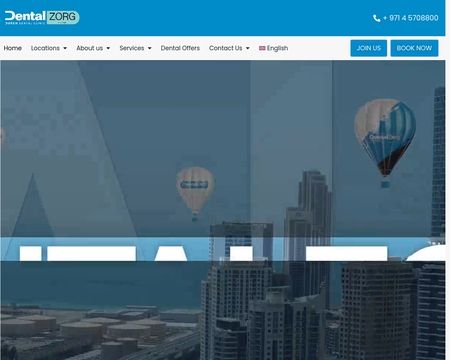 website thubmnail of DentalZorg Dentistry Dutch Dental Clinic Dubai