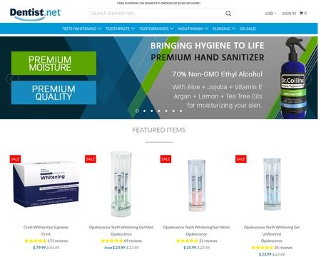 website thubmnail of Dentist.net