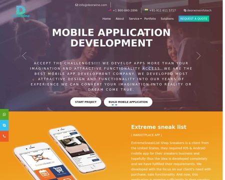 website thubmnail of Deorwine Infotech