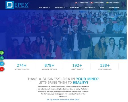 website thubmnail of Depex Technologies