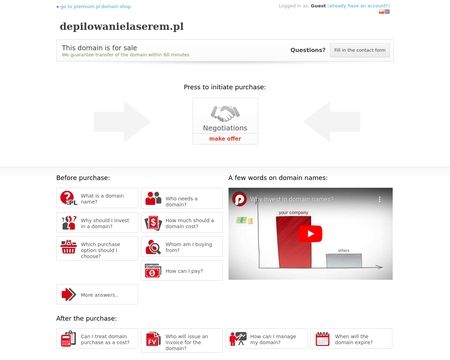 website thubmnail of Depilowanielaserem.pl
