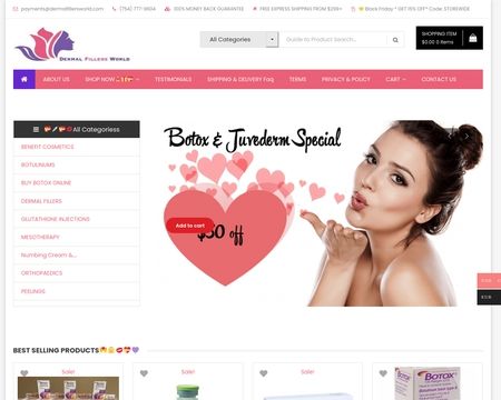 website thubmnail of Dermal Fillers World