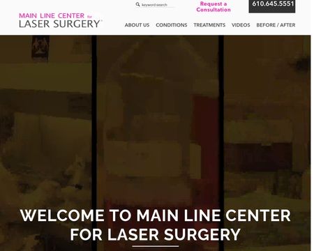website thubmnail of Main Line Center for Laser Surgery