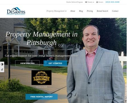 website thubmnail of DeSantis Property Management
