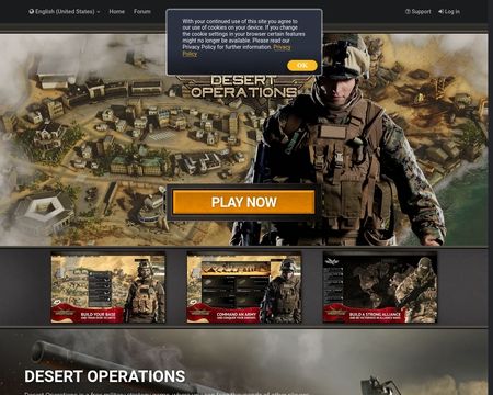 website thubmnail of Desert Operations