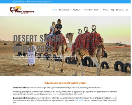 website thubmnail of Desert Adventure Group