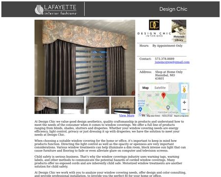 website thubmnail of Designchic.lifdealer