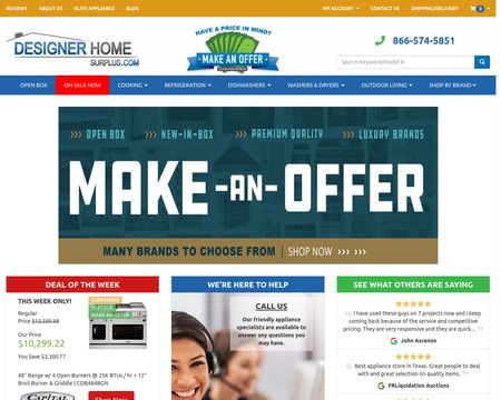 website thubmnail of DesignerHomeSurplus