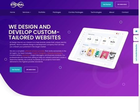 website thubmnail of Designeternal.co.uk