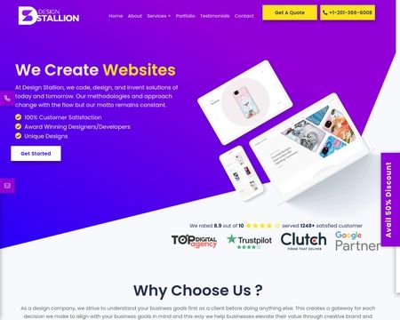 website thubmnail of Designstallion