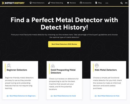 website thubmnail of Detect History