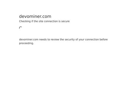 website thubmnail of Devominer