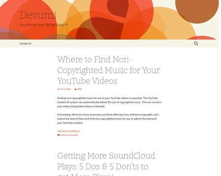 website thubmnail of Devumi.top