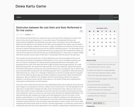 website thubmnail of Dewakartu.top