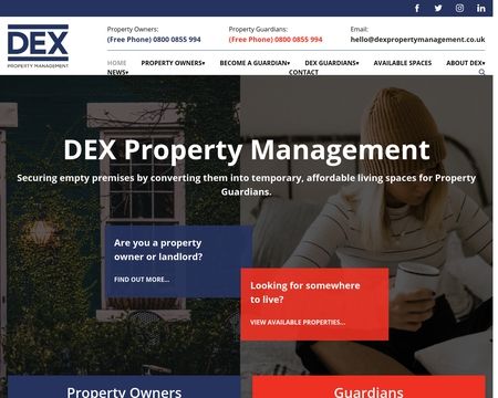 website thubmnail of Dex Property Management