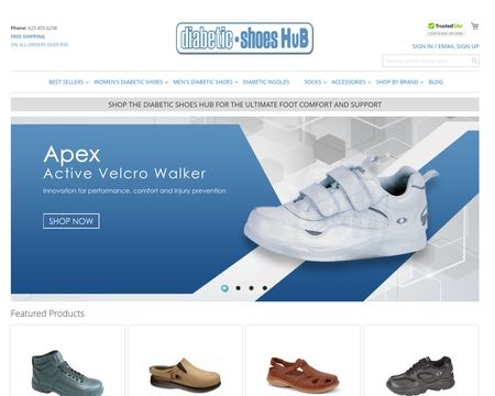 website thubmnail of DiabeticShoesHub