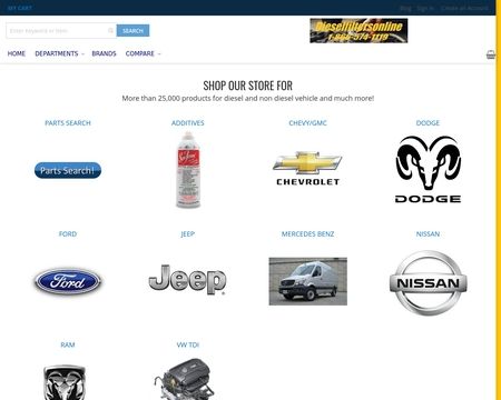 website thubmnail of Dieselfiltersonline.com