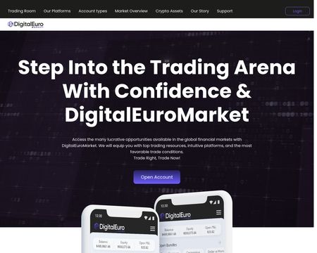 website thubmnail of Digitaleuromarket